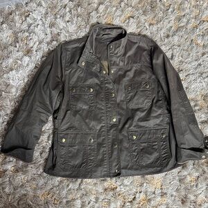 J. Crew Dark Olive Utility Jacket